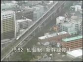 現場の戦い 502-007　防災ヘリが捉えた仙台駅新幹線停止の映像
